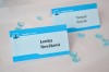 Jmenovka Letenka blue