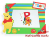 Rámeček Medvídek Pú - zelený 10x15