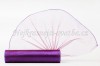 Svatební organza - tmavě fialová 21cm