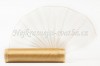 Svatební organza - zlatá 21cm