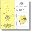 Svatební oznámení Kalendář žlutý