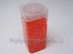 Kuličky crystal soil červené