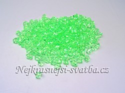 Ledové krystalky světlě zelené