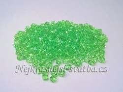 Ledové krystalky zelené travní