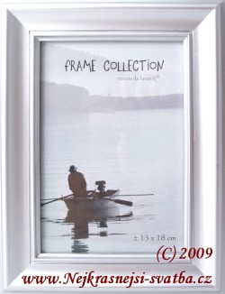 Rámeček - stříbrný