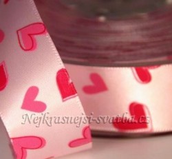 Stuha Pink srdce