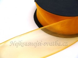 Stuha šifon oranžová