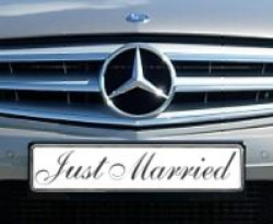 Svatební SPZ - Just Married