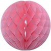 Dekorační koule Honeycomb světle růžová 30cm