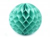 Dekorační koule Honeycomb tyrkysová  29cm