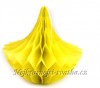 Dekorační lampionek Honeycomb žlutá