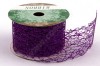 Glitery stuha pavučinka violet