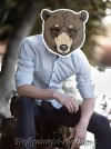 Karnevalová maska Medvěd
