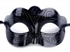 Karnevalová maska - škraboška- černá