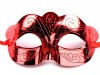 Karnevalová maska - škraboška- červená