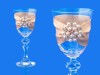 Likérové svatební skleničky Zlatá perla