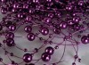 Perličky na silikonu tmavě fialové