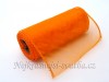 Svatební organza - oranžová 12cm