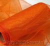 Svatební organza - oranžová 15cm obšitá