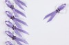 Vývazek fialovo-bílý s kytičkou