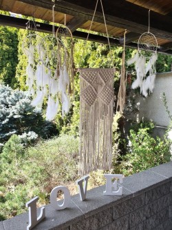 Boho sada macrame - svatební obřad půjčovna 