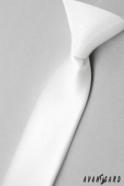 Chlapecká kravata bílá