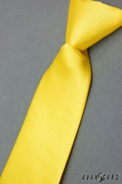 Chlapecká kravata žlutá