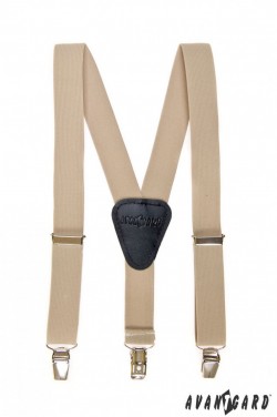 Chlapecké šle - Kšandy beige