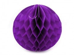 Dekorační koule Honeycomb švestková  29cm