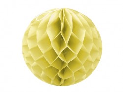 Dekorační koule Honeycomb žlutozelená 29cm