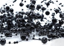 Perličky na silikonu černé