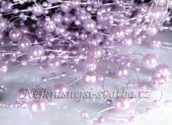Perličky na silikonu fialové