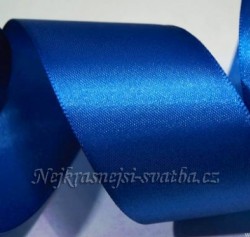Saténová stuha modrá 2,5 cm