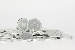 Svatební mince stříbrná