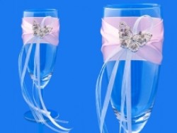 Svatební skleničky Něžný motýlek