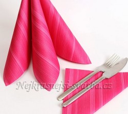 Ubrousky Airlaid pink line