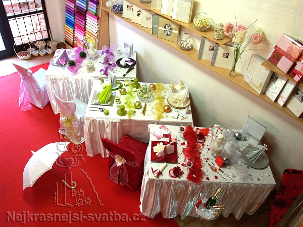 Svatební dekorace, svatební výzdoba, svatební doplňky, svatební e-shop Brno